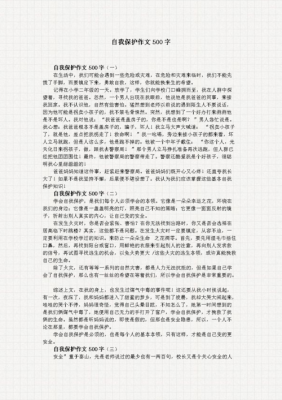 如何保证自身安全作文（如何保证自身安全作文500字）