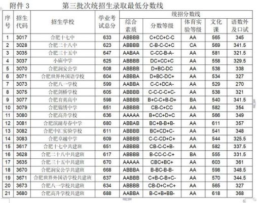 合肥2019中考升学率（合肥2019年中考普高线）