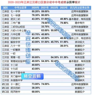 武汉江岸区初中升学率（武汉江岸区初中普高率）