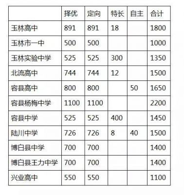 2017玉林中考填报志愿（2020年玉林中考填志愿时间）