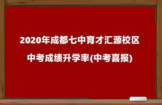 七中育才升学率（七中育才中考喜报2021）