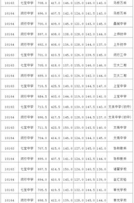 闵行区中考零志愿（2020闵行中考零志愿）