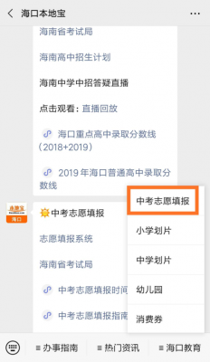 海南中考报考志愿网站（海南中考报考志愿网站登录）