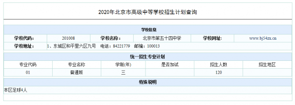 北京54中中考升学率（北京54中中考升学率高吗）