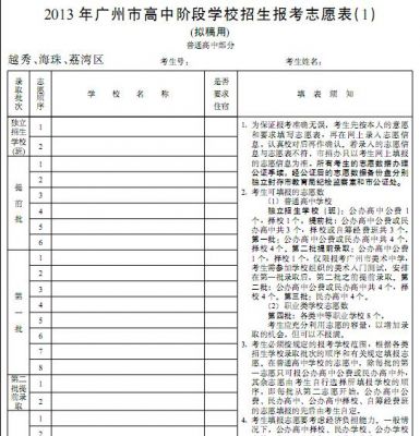 2014年泉州中考志愿表（泉州中考志愿录取查询）