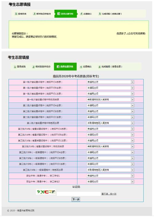 中考模拟志愿填报流程（中考模拟志愿填报流程视频）