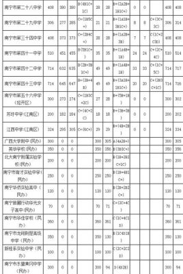 2017南宁中考志愿（南宁中考2019）