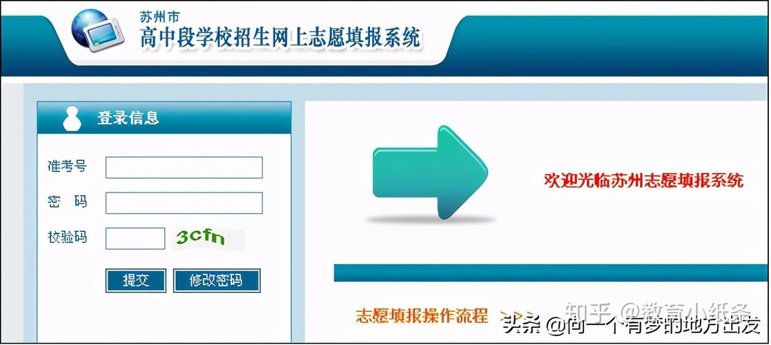 苏州中考志愿填报平台（苏州中考志愿报名登录网址）
