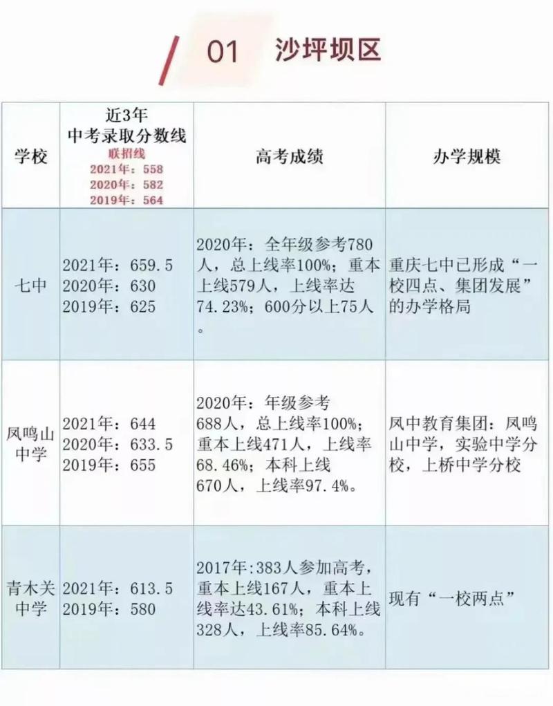 沙坪坝区中考升学率哪所（沙坪坝区中考升学率哪所高）