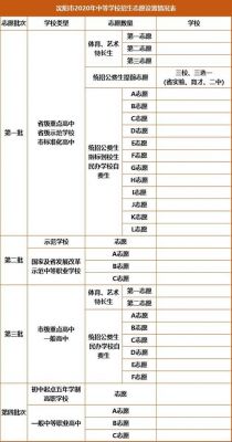 沈阳中考11个平行志愿（沈阳中考报考志愿填报规则）