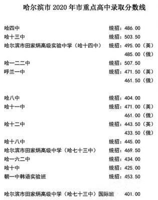 哈尔滨八中升学率（哈尔滨八中2020年中考分数线）