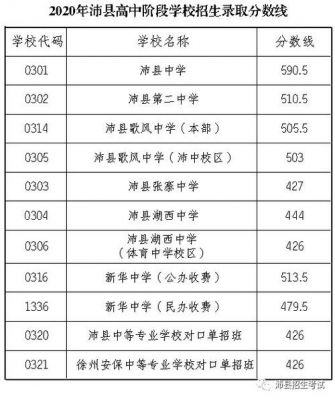 沛县中考升学率最高的学校（2020徐州沛县中考各学校录取分数）