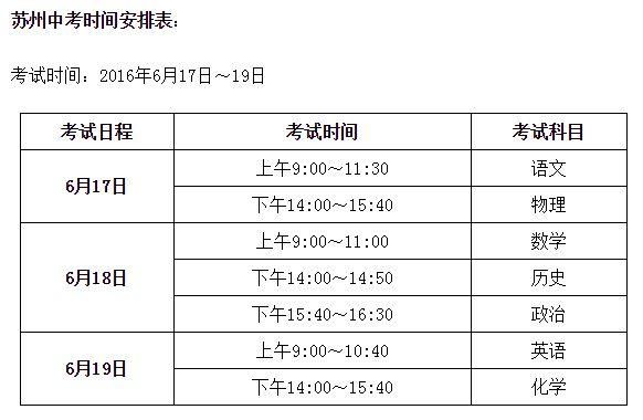 苏州中考几号填志愿（苏州中考几号开始）