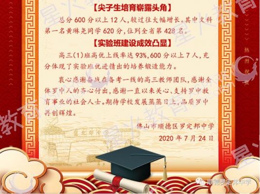 罗定邦高考升学率（罗定高中升学率）