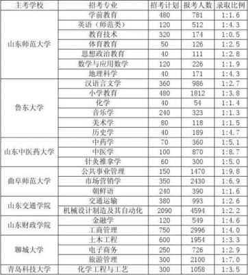 山东考生一个学校几个专业（山东考生一个学校几个专业好）