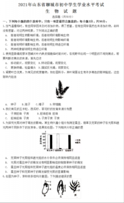 2014年聊城中考生物（2021聊城中考生物试题）